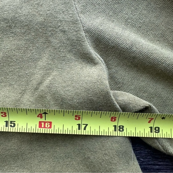 Fenini Women's Olive Green Asymmetrical Tunic Top Laganlook boho - Picture 5 of 6